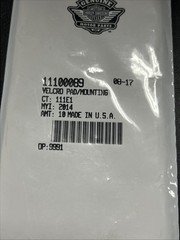 NEW Genuine Harley-Davidson OEM Mounting Velcro Pad 11100089 PACK OF TEN