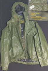 NEW Genuine US Military Wet Weather Parka Rain Jacket - Size XL - NOS Deadstock
