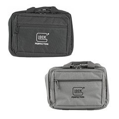 NEW Glock OEM Double Pistol Range Bag w/ Carry Handle Dual Padded Handgun Case