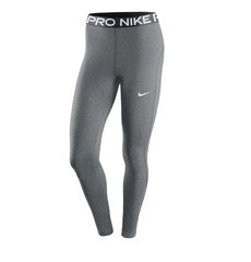 New Nike Pro 365 Tight Mid-Rise DRI-FIT Leggings Women's L Grey #CZ9779-084