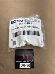 New On Bag DEMA 81.118.28.1 KIT ROLLER BLOCK ASSY. (2) SPRING Fast Shipping.
