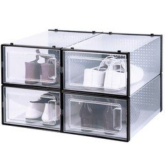 NEW! OnDisplay ClikShoe STACKABLE CLEAR SHOEBOX - CUSTOMIZABLE SHOE STORAGE BOX