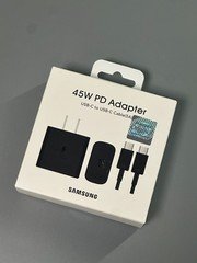 NEW Samsung Galaxy 45 Watts USB-C Super Fast Charging Wall Charger + Cable