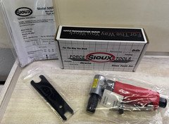 NEW SIOUX Heavy Duty Right Angle Die Grinder, 1/4 in Collet Size, 20000 rpm NIB