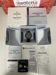 NEW Swatch x Omega Bioceramic Moonswatch Mission To Earthphase - FAST SHIP