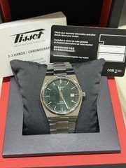 New Tissot PRX Green Dial Stainless Steel Men's Watch 40 MM T1374071109100