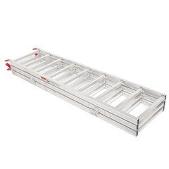 New Tri-Fold Aluminum Bi-Fold ATV Loading Ramp  69x50 inch 1500lbs Capacity