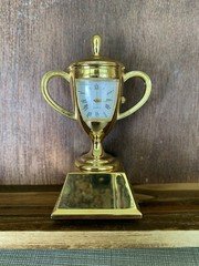 NEW Trophy Clock Miniature
