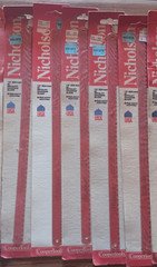 New, USA Made, x5 Nicholson Bi-Metal Hacksaw Blades 12” (304mm) 24 Teeth - 62831