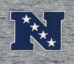 NFC EMBROIDERED IRON ON PATCH 2.00” X 3.00”  FREE SHIPPING