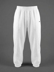 Nike Pants Womens 2XL White Fleece Joggers Sweatpants Athletic Soccer Gym XXL