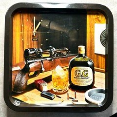 NIKKA table clock interior Doesn't move rare whisky G&G TAKETSURU Vintage Japan
