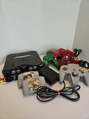 Nintendo 64 Console Bundle With Games And Controllers