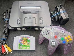 Nintendo 64 N64 Super Mario 64 Console Bundle OEM Complete Tested