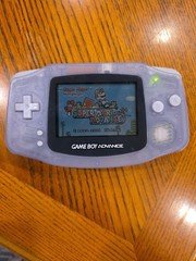 Nintendo Game Boy Advance Handheld Game Console Only AGB-001 Glacier 