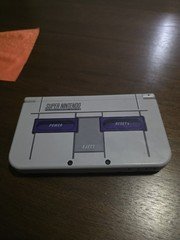 Nintendo New 3DS XL SNES Edition Console Gray Super Nintendo OEM Charger Tested