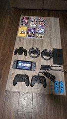 Nintendo Switch HAC-001 Bundle with Console, Accessories, Case, and Games