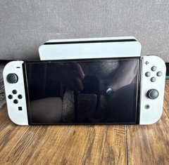 Nintendo Switch OLED Model White Console w/ Dock Joy-Con AC Adapter HDMI Wi-Fi