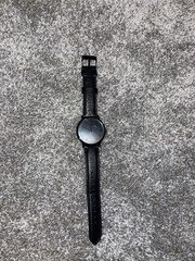 Nixon The Porter Men's Black Watch Leather Strap Japan Movement