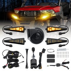 No Hole UTV Turn Signal Street Legal Blinker Kit for Polaris Ranger 500 570 900S