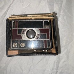 No.2 Beau Brownie Vintage Camera with Original Case Untested As-Is FREE SHIPPING