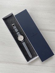 Nordgreen Infinity Watch New With Box And Papers 32mm Silver With Grey Rrp £160 
