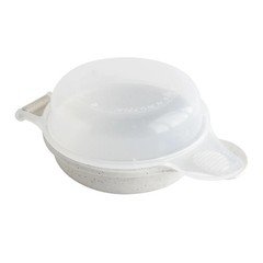 Nordic Ware White Microwave Eggs 'N Muffin Pan, 4.1"x4.1"