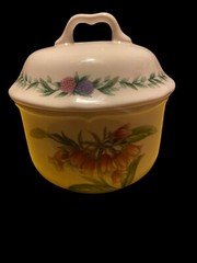 NORITAKE JAPAN GALA CUISINE CONSERVATORY 7915 SUGAR BOWL & LID
