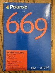NOS Polaroid 669 Film - 20 Images Per Box - Exp 10/2005 - UNOPENED