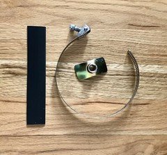 NOS Sun Super Tach original SS Snaplock clamp + new hex nut/rubber seal SST cups
