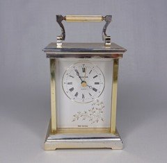 NOT WORKING Bulova West Germany Mantle Clock Desk Top Clock FOR PARTS