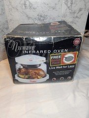 Nuwave 20221 White Analog-Controlled Infrared Tabletop Oven New Open Box