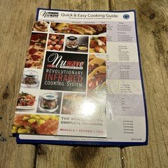 NuWave Pro Plus Infrared Oven Owners Manual Recipes Tips & Quick Guide Book