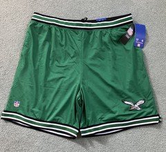 NWT Men's NFL Ultra Game Philadelphia Eagles Kelly Green Classic Mesh Shorts