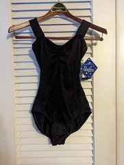Nwt Motionwear Small Black Leotard 2643 Boca Ballet Theater New