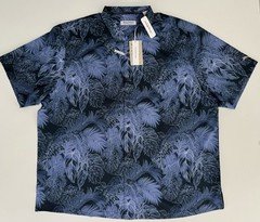 NWT Tommy Bahama Men Big Island Zone 2XLB 3XLB 4XLB 5XLB Navy Palm Stretch F5