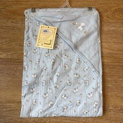 NWT Vintage McBaby Baby Bunny Carrots Receiving Baby Blanket