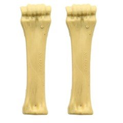 Nylabone Dog Bone Large Heavy Duty Power Chew Plastic Hard Chewing Toy, 2 Pack