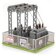 O Scale Electrical Utility Substation #12 - NEW IN BOX