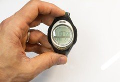 Oakley D1 Digital Watch Black O Matter Casing Daily Alarm Sport 10 Bar 10-185