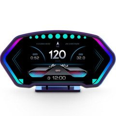 OBD GPS Gauge Car Head Up Display Multi-Function Dashboard Digital Speedometer