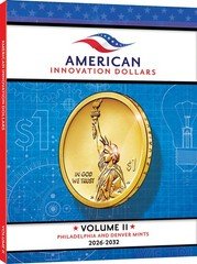 Official Whitman Large Coin Folder - United States Innovation Dollars: 2026-2032