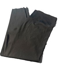 Offline Women's Black Solid Pull-On Activewear Leggings, Size XXL Regular