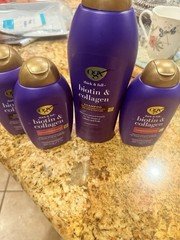 OGX Thick & Full+ Biotin & Collagen Shampoo 3 Bottles, 13 fl oz Each