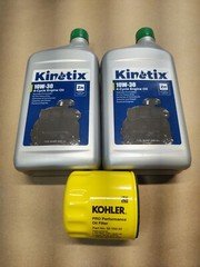 Oil Change Kit Zero Turn Mowers Fits Kohler Engines OEM PRO Oil Filter 5205002S