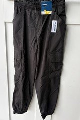 OLD NAVY "Stretch Tech Quick Dry" JoggerPants Black Sz M(8) Kids NWT Lightweight