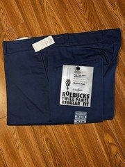Old Stock 80-90s 36x29 Roebucks Sears Work Pants Regular Fit Made In USA