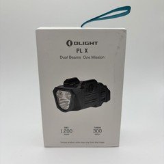 Olight PL X Tactical Light, Matte Black, 1200L, Dual Beams, Floodlight/Spotlight