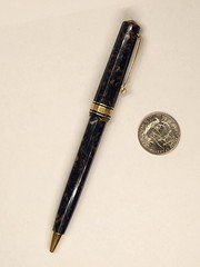 Omas Extra Rollerball Pen in Saffron Celluloid Italy Craftsman Faceted Barrel