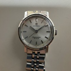 OMEGA Woman’s Seamaster De Ville Swiss Made Manual Dress Watch Silver Dial 